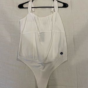 Abercrombie and Fitch white body suit